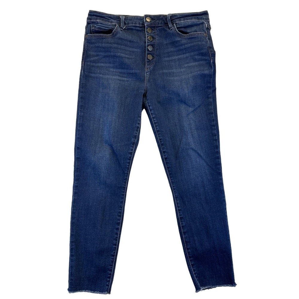 Sam Edelman Jeans Womens 12 Blue Denim The Stiletto Skinny 26" Highrise #2
